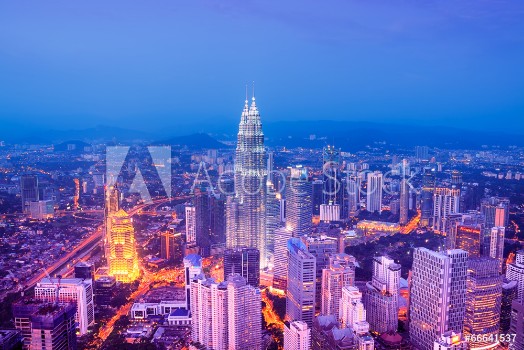 Picture of Kuala Lumpur skyline - Malaysia